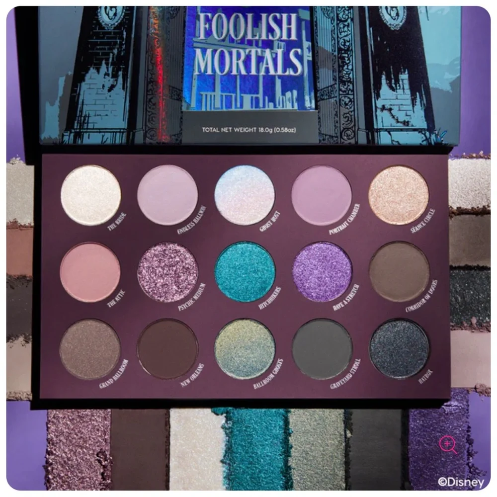 Colourpop Welcome Foolish Mortals Haunted Mansion Eyeshadow Palette - NIB!